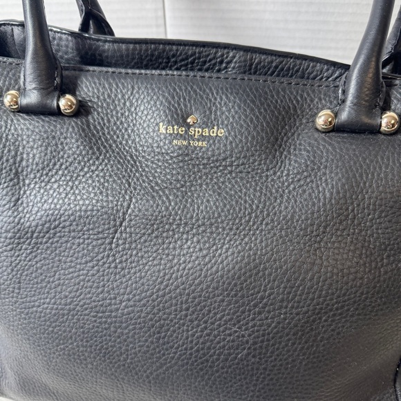 Kate Spade New York Black Leather Tote Bag - Picture 4 of 16